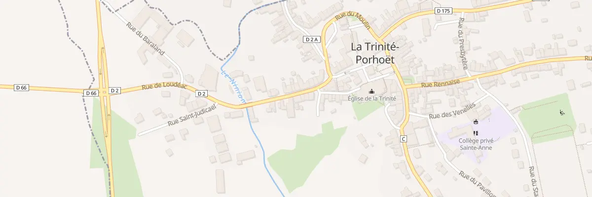 Plan du 12 Rue du Val à La Trinité-Porhoët
