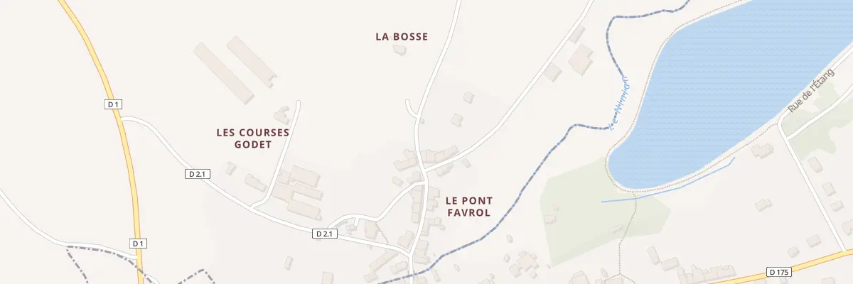 Plan du 23 Pont Favrol à Plumieux