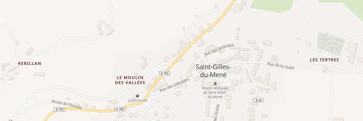 Plan du 6 Rte de Collinee au Mené