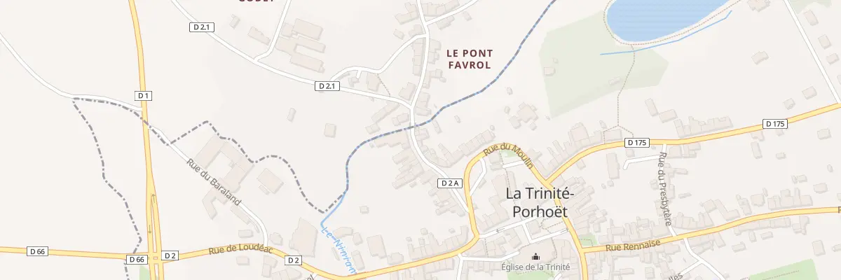Plan du 11 Rue Buand à La Trinité-Porhoët