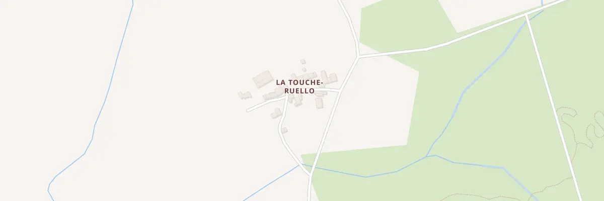 Plan du 5411 La Touche Ruello à Lizio