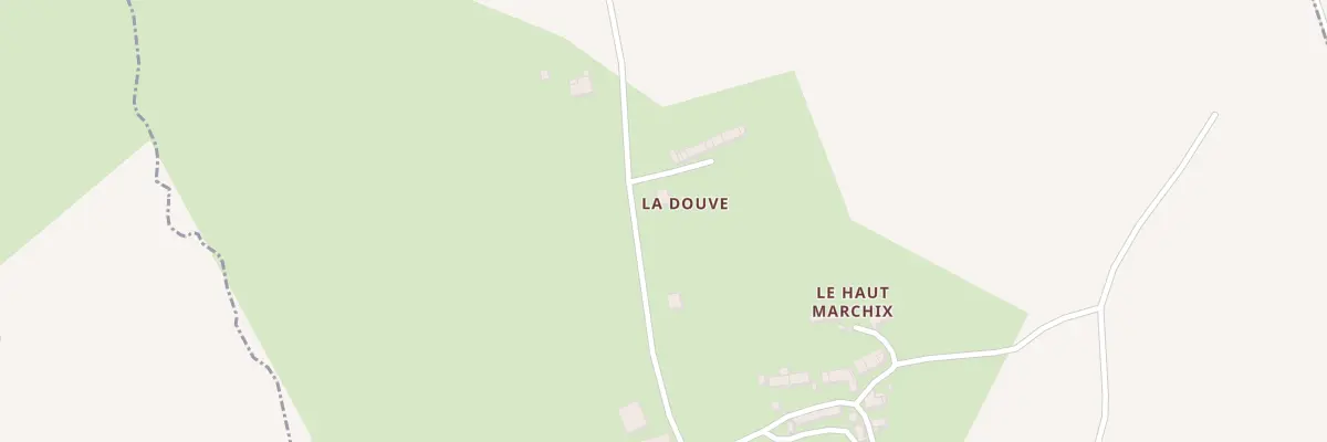 Plan du 5158 La Douve à Saint-Trimoël