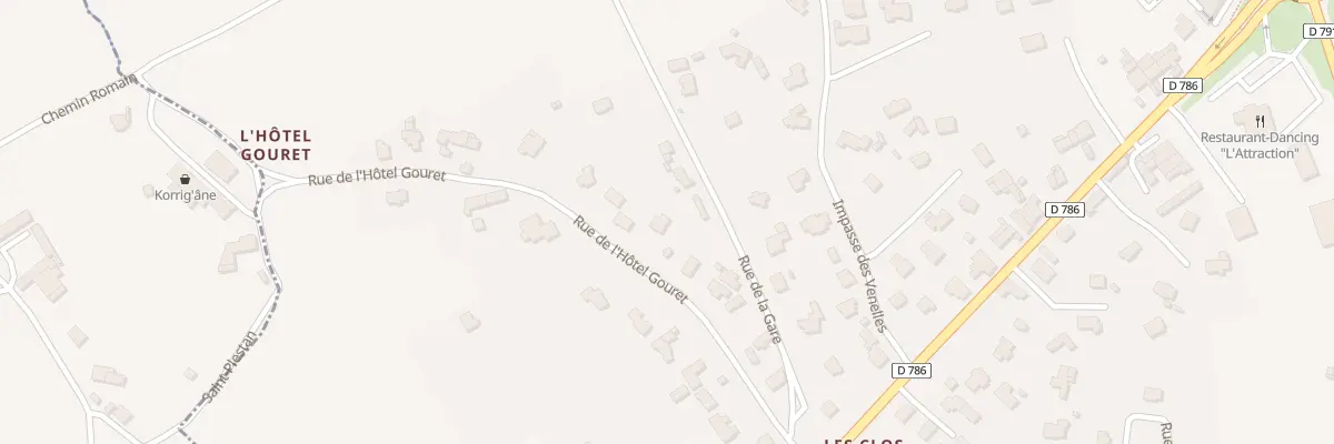 Plan du 12 Rue de l’Hôtel Gouret à Saint-Alban