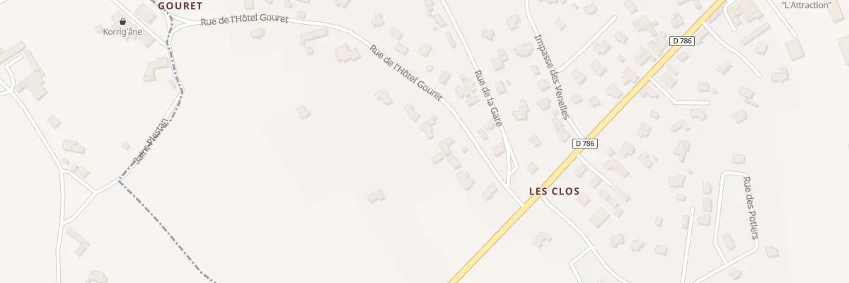 Plan du 9 Rue de l’Hôtel Gouret à Saint-Alban