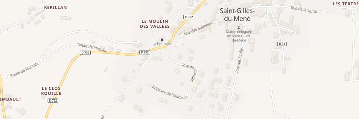 Plan du 1 Imp des Forgerons au Mené