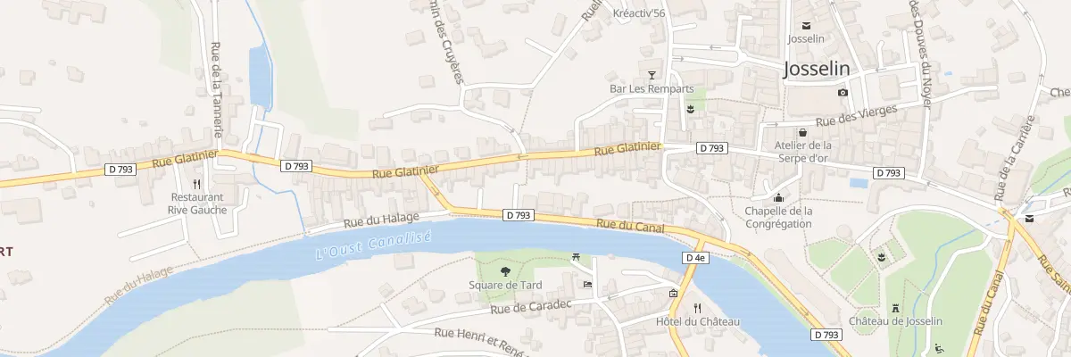 Plan du 31 Rue Glatinier à Josselin