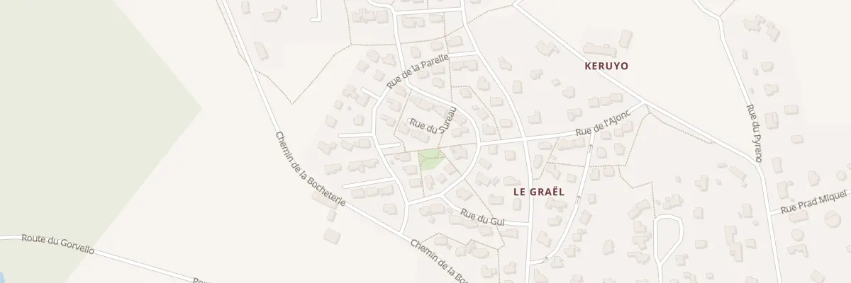 Plan de Zac d’Ar Graell à Lauzach