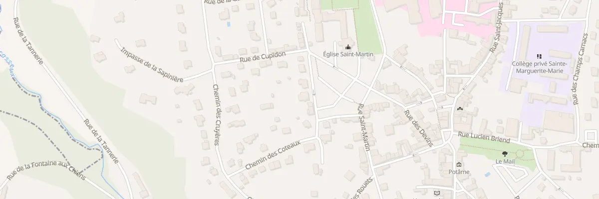 Plan du 5 Pl St Martin à Josselin