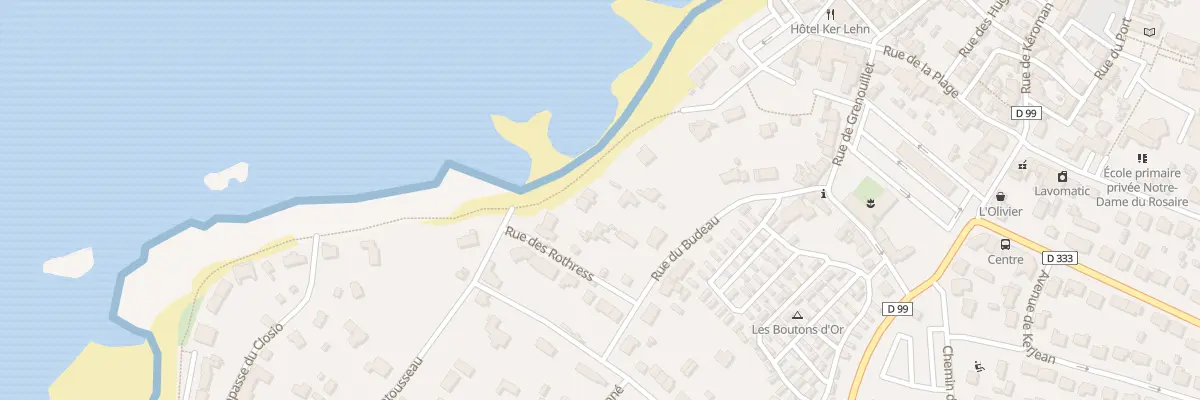 Plan du 4B Rue du Budeau à Piriac-sur-Mer