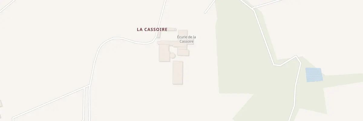 Plan du 3 La Cassoire à Saint-Trimoël