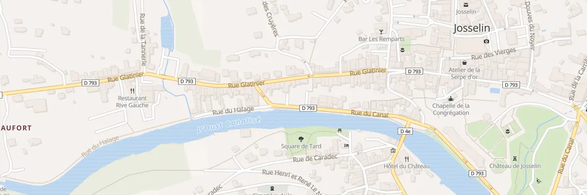 Plan du 41 Rue Glatinier à Josselin