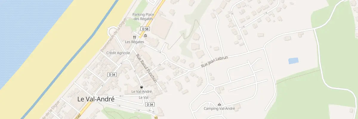Plan du 7 Rue Jean le Brun à Pléneuf-Val-André