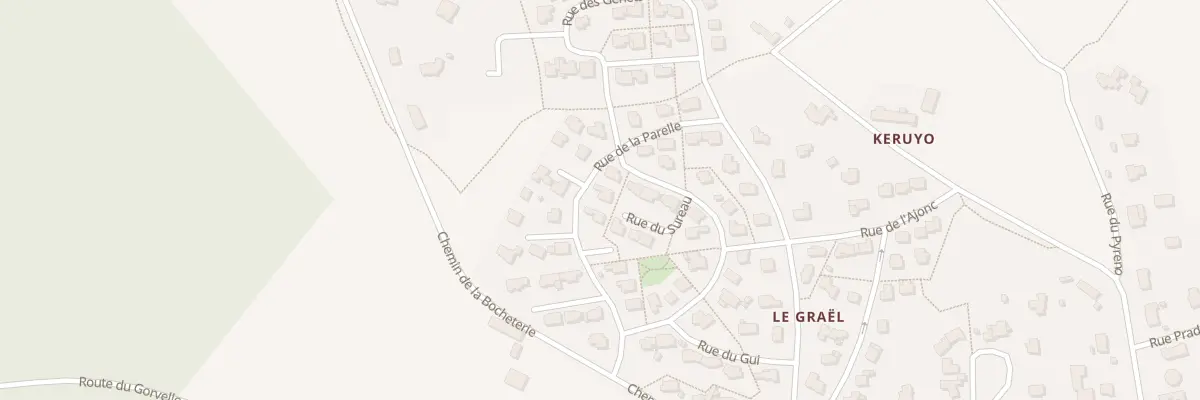 Plan du 10 Rue de la Parelle à Lauzach