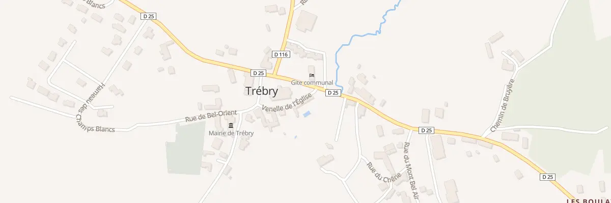 Plan du 6 Ven de l’Eglise à Trébry