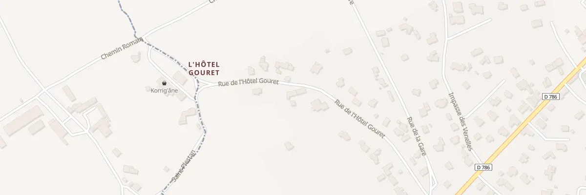 Plan du 25 Rue de l’Hôtel Gouret à Saint-Alban