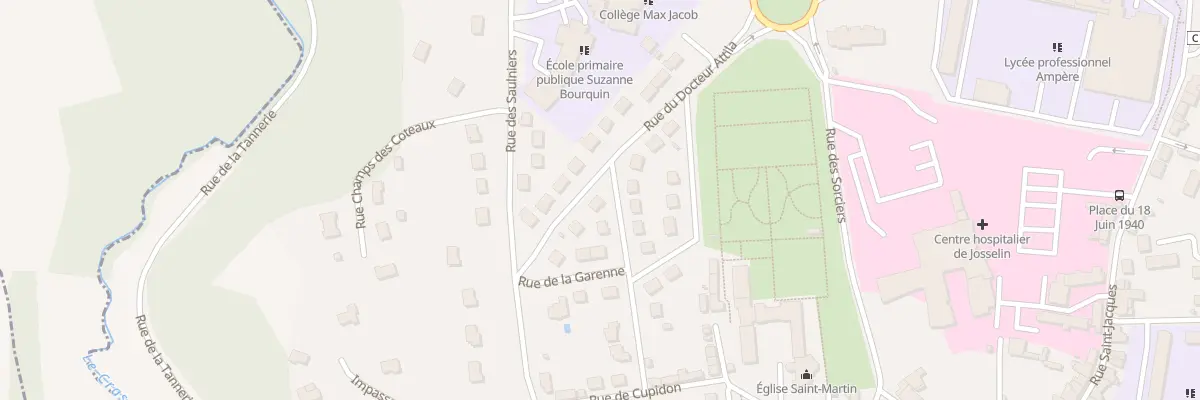 Plan du 5 Rue Colonel Bourgoin à Josselin