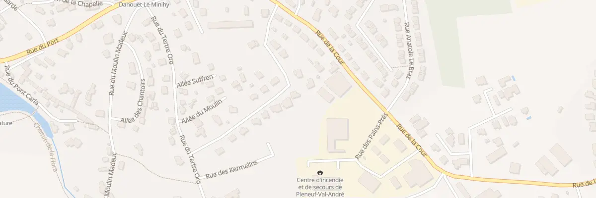 Plan du 18 Rue du Moulin à Vent à Pléneuf-Val-André