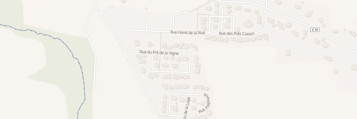 Plan du 12 Rue du Pré de la Vigne à Saint-Alban