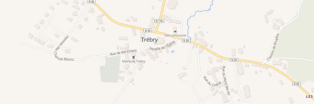 Plan du 2 Ven de l’Eglise à Trébry