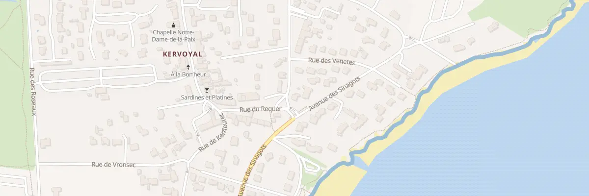 Plan du 2 Rue du Clos Janèque à Damgan