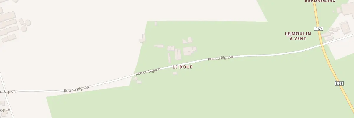 Plan du 7 Le Doué à Andel