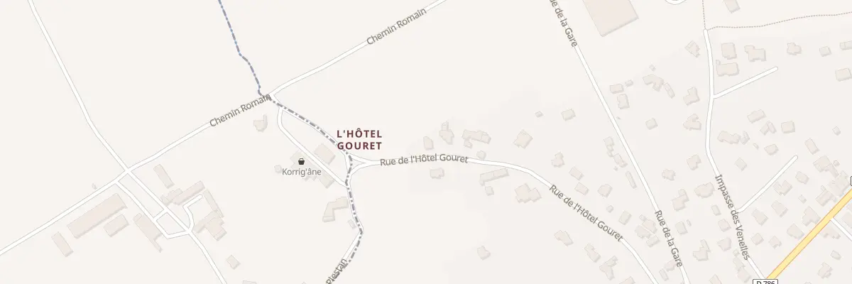 Plan du 30 Rue de l’Hôtel Gouret à Saint-Alban