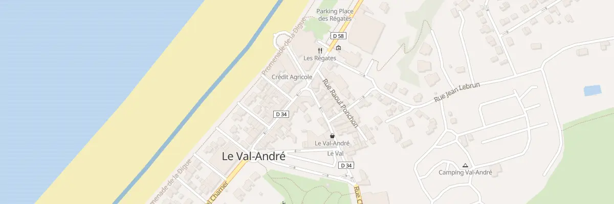 Plan du 2 Pl du Général de Gaulle à Pléneuf-Val-André