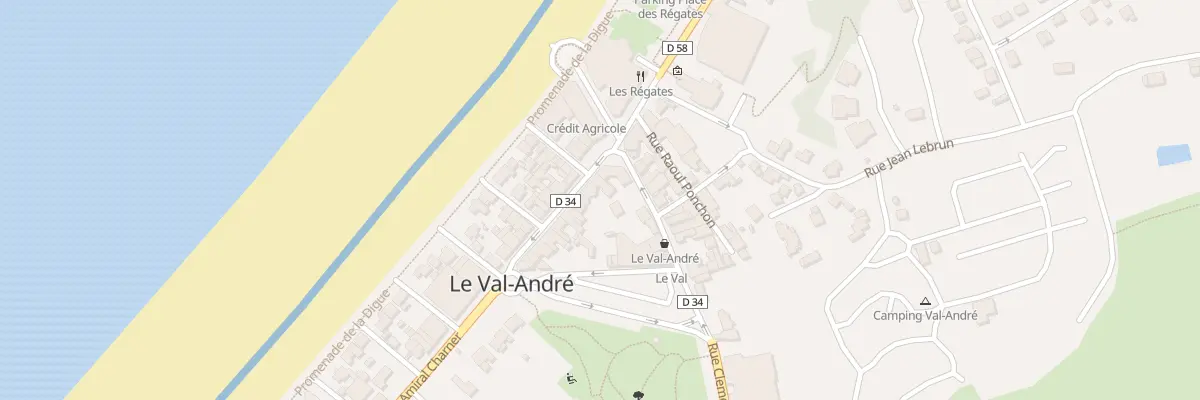 Plan du 1 Rue Amiral Charner à Pléneuf-Val-André