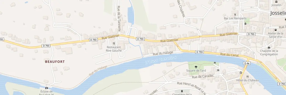 Plan du 79 Rue Glatinier à Josselin