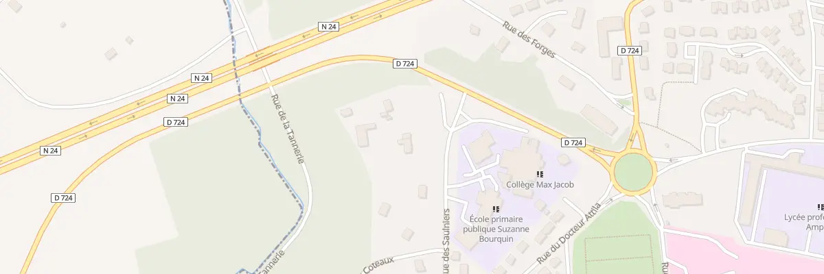 Plan du 25 Rue des Saulniers à Josselin