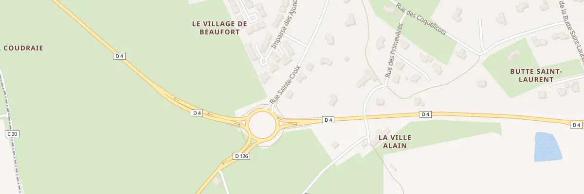 Plan du 45 Rue Ste Croix à Josselin