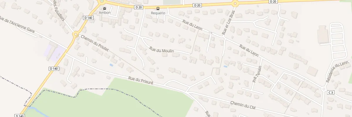 Plan du 4 Rue du Moulin à Ambon