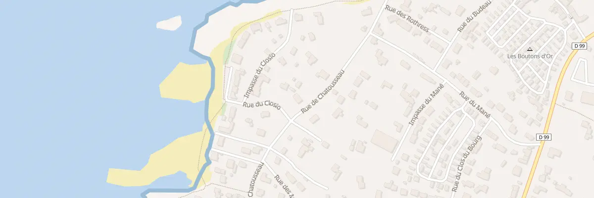 Plan du 11 Rue de Chatousseau à Piriac-sur-Mer
