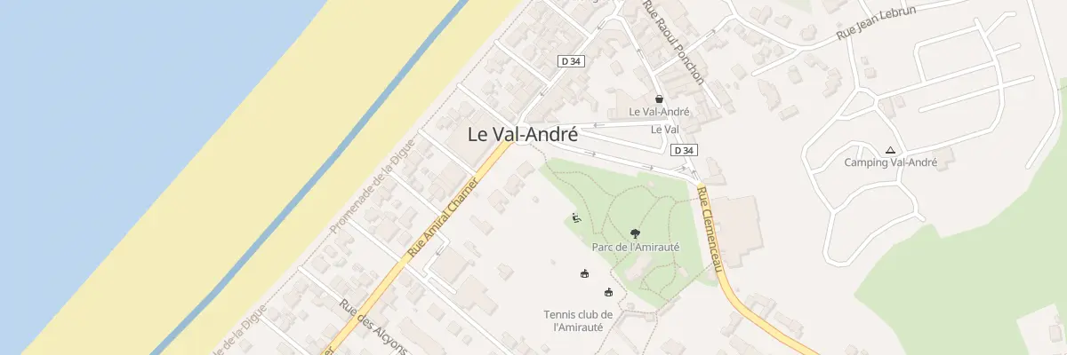 Plan du 15 Rue Amiral Charner à Pléneuf-Val-André