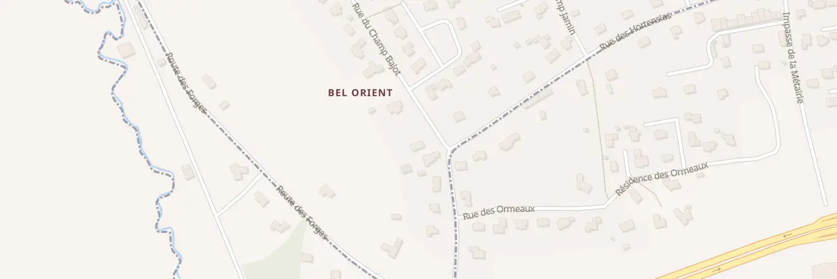 Plan du 25 Bel Orient à Forges de Lanouée