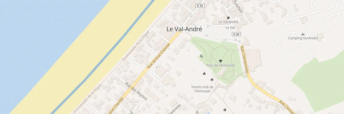 Plan du 21 Rue Amiral Charner à Pléneuf-Val-André