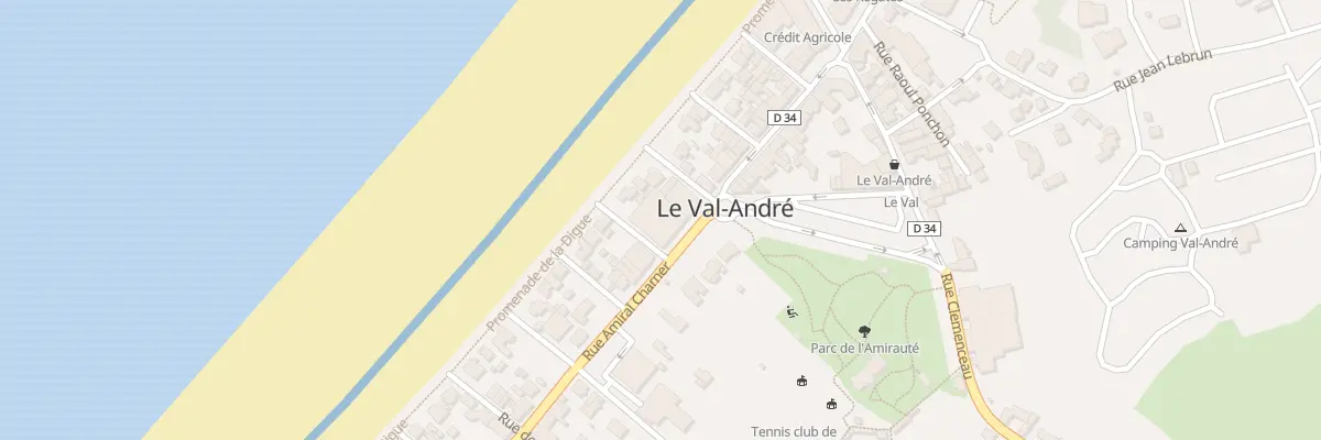 Plan du 26 Rue Amiral Charner à Pléneuf-Val-André