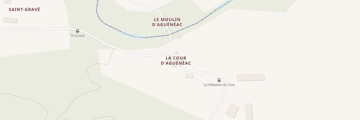 Plan du 5065 Agueneac à Trédion