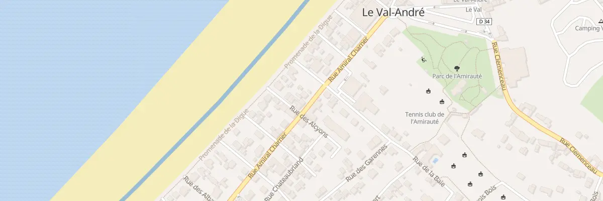 Plan du 46 Rue Amiral Charner à Pléneuf-Val-André