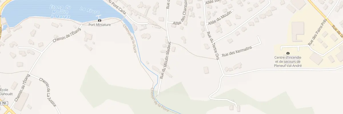 Plan du 17 Rue du Moulin Madeuc à Pléneuf-Val-André
