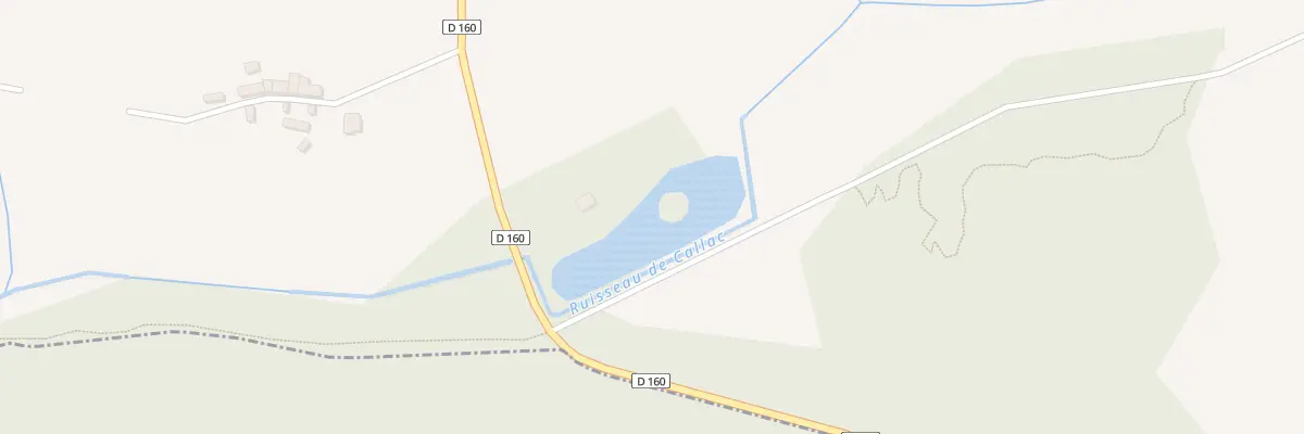 Plan des Castillez à Lizio