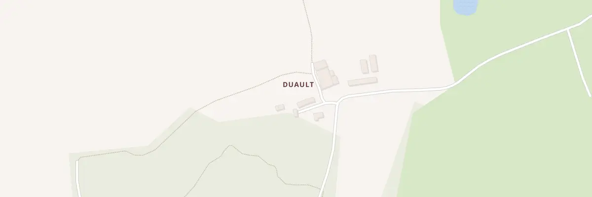 Plan du 4 Duault à Trébry