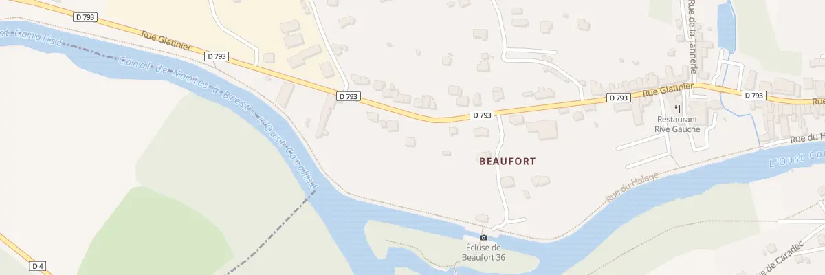 Plan du 111 Rue Glatinier à Josselin