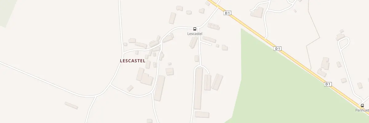 Plan du 6931 Lescastel à Guéhenno
