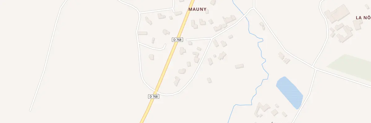 Plan du 64 Mauny à Landéhen