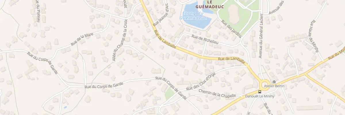 Plan du 34 Rue de Lamballe à Pléneuf-Val-André