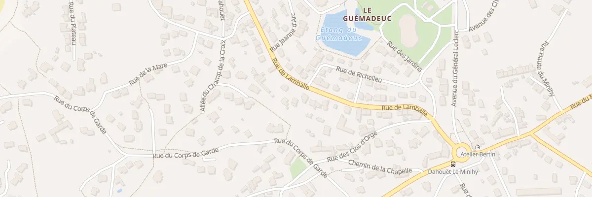 Plan du 32 Rue de Lamballe à Pléneuf-Val-André