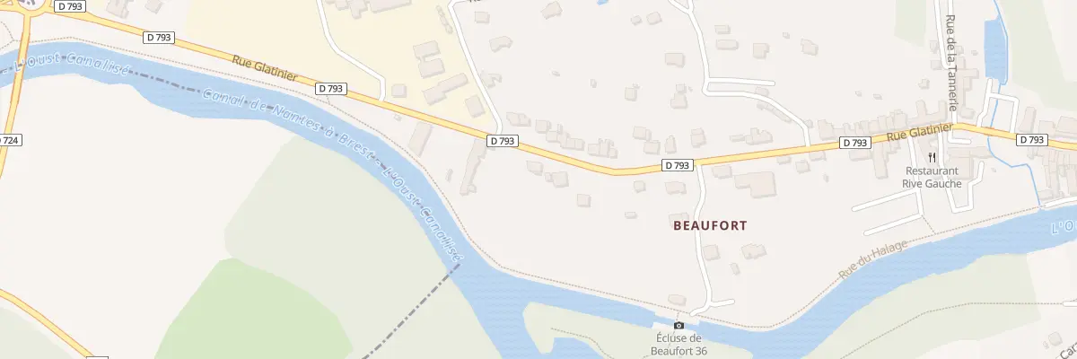 Plan du 115 Rue Glatinier à Josselin