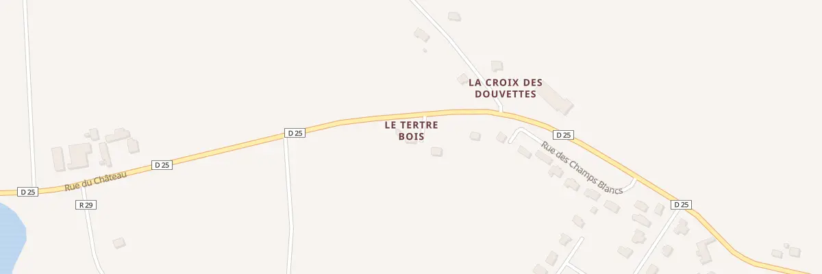 Plan du 5 Les Villes Hamelins à Trébry