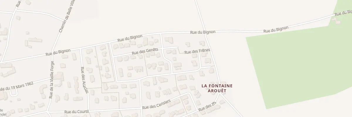 Plan du 2 Rue des Hêtres à Andel